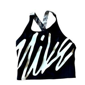 🔥🔥🔥 Girls' Script Logo Crossback Bikini Top 🔥🔥🔥